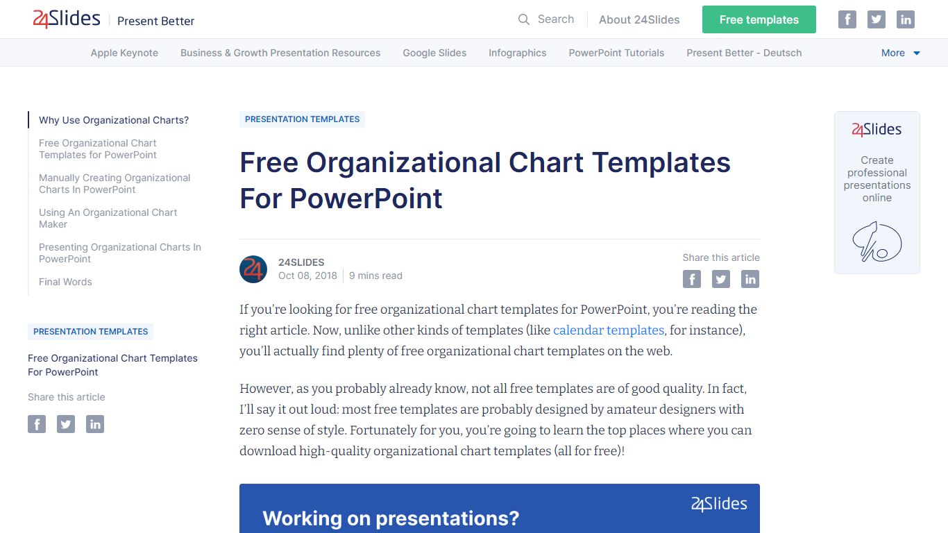 Free Organizational Chart Templates For PowerPoint - 24Slides